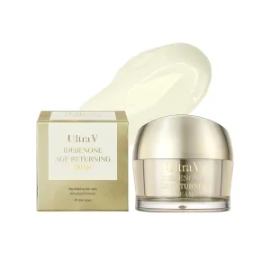Ultra V Idebenone Age Returning Cream - Anti Aging, Nourishing, Firming, Moisturizing, Antioxidant 1.69 fl.oz