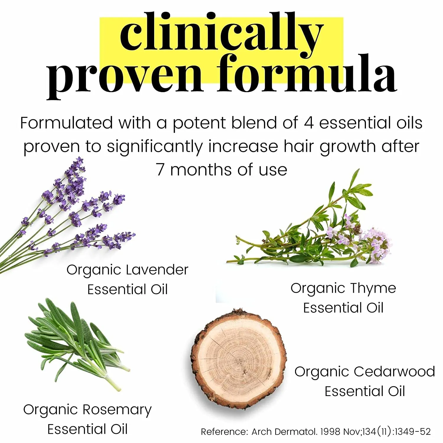 USDA Organic Rosemary Oil for Hair Growth & Intense Nourishment with Castor, Jojoba, Argan, Amla & More Dandruff & Dry Scalp Treatment | Get Healthier, Shiny Hair Naturally, 1 fl oz