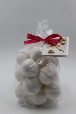 Vanilla Lace Bath Bombs: USA Made with Shea, Mango and Cocoa Butter, Ultra Moisturizing, Great for Dry Skin, All Skin Types (14 Count) Pack of 1