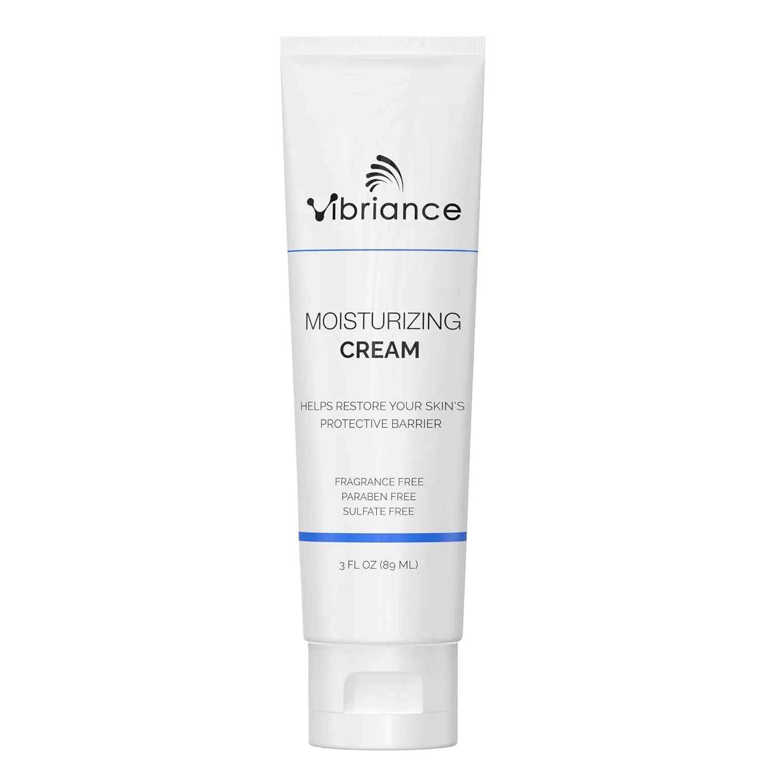 Vibriance Moisturizing Face Cream, 3 Fl Oz - Nourishing and Non-Greasy with Plant-Based Ingredients - Softening, Ultra-Hydrating, Fast-Absorbing Facial Moisturizer Cream for All Skin Types