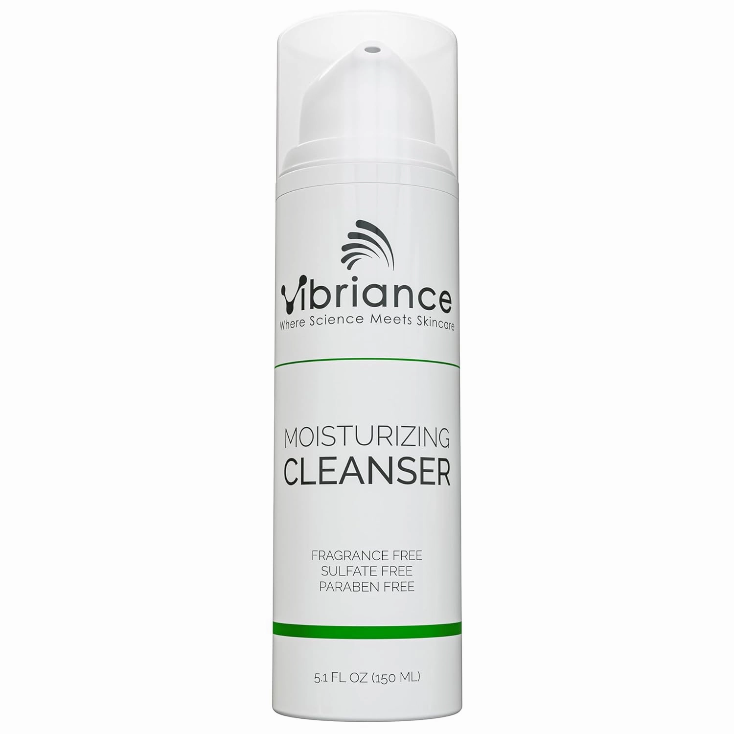 Vibriance Moisturizing Face Cleanser, 5.1 fl oz - Ultra-Hydrating Facial Wash for Women, Normal to Dry Skin - Sulfate and Paraben-Free - Removes Makeup, Impurities