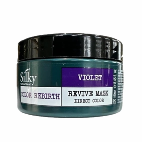 Violet Revive Mask - Color Depositing Hair Mask - Vegan Friendly Organic Hair Mask - Semi-Permanent Hair Color Mask with Hydrating and Restoring Action for Dry Hair - 250ml/8.45oz