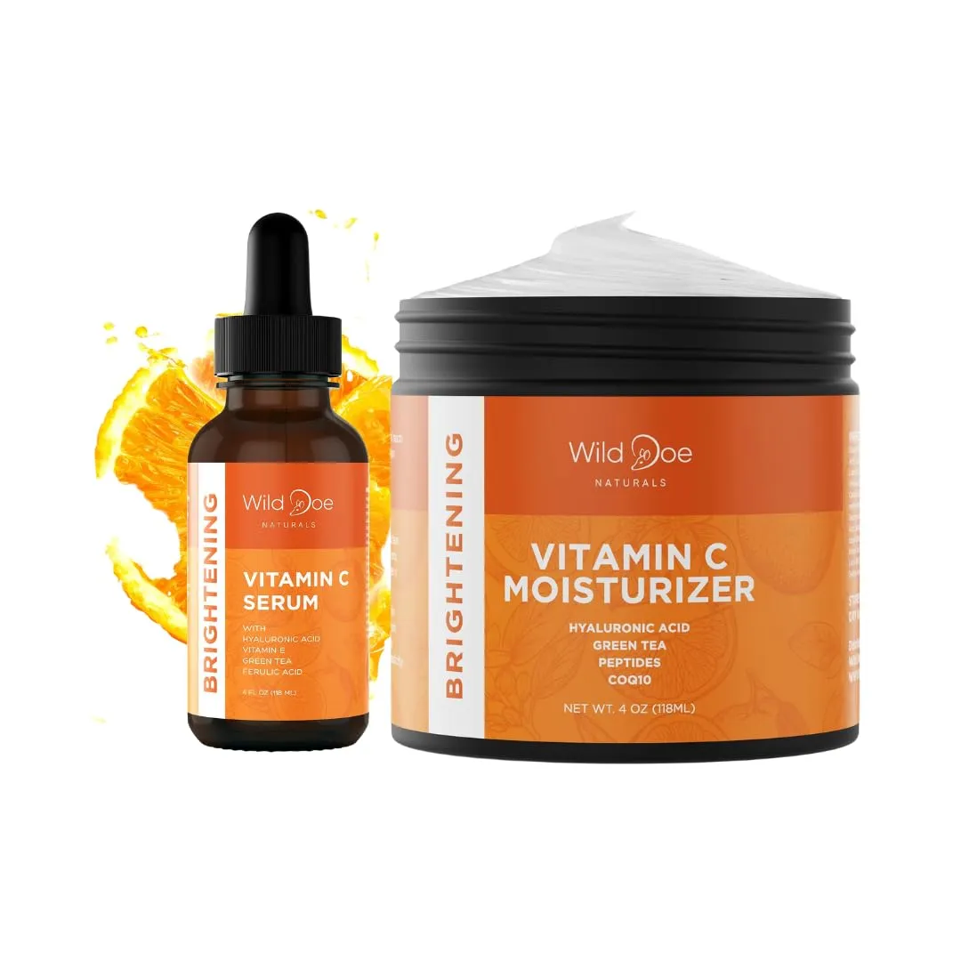 Vitamin C Serum for Face with Hyaluronic Acid and Vitamin C Face & Neck Moisturizer