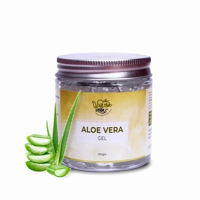 VrikshaA Veda 99% Pure Aloe Vera Gel I Ideal for Skincare and Haircare I For all skin types I Unisex-Multipurpose Gel I 100 gms