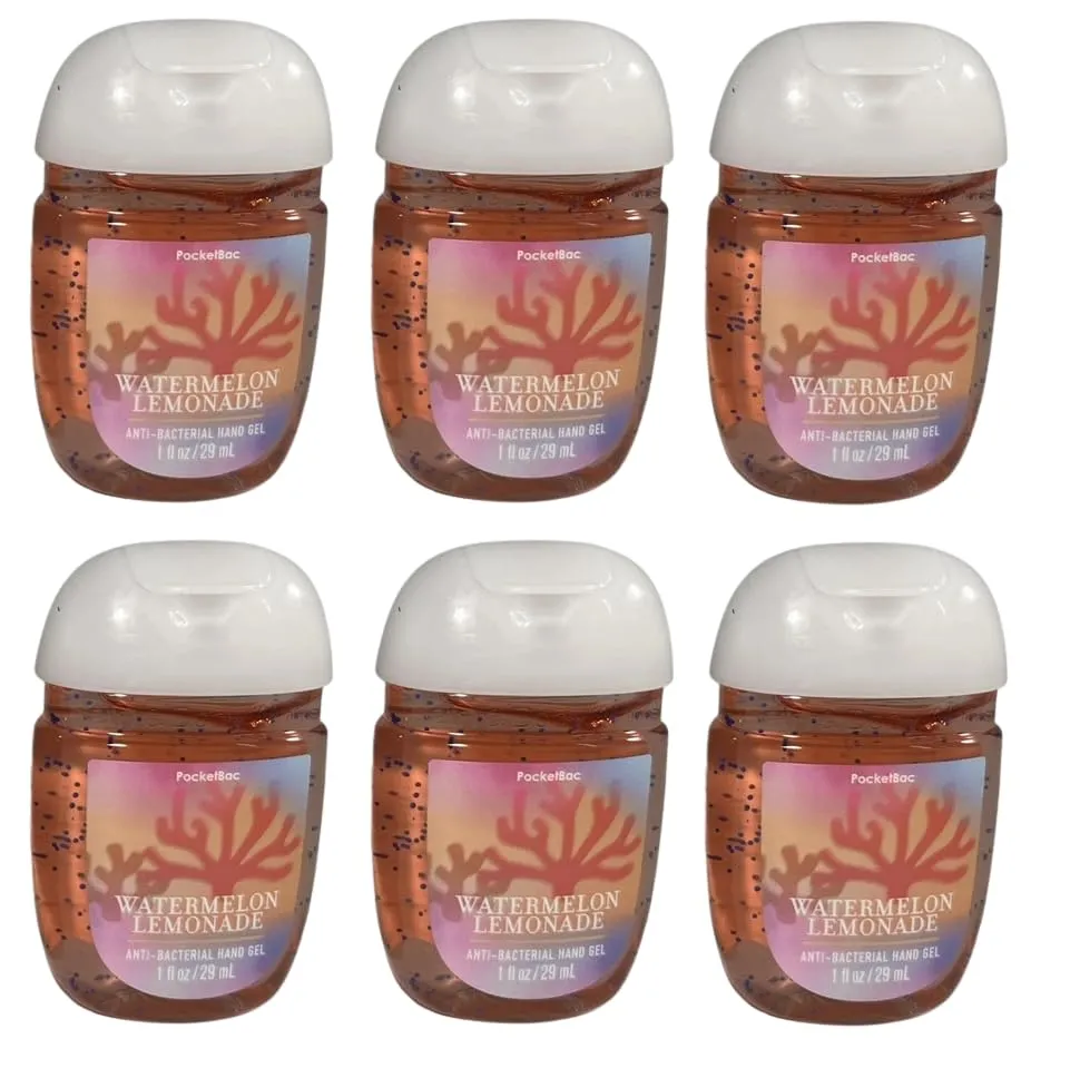 Watermelon Lemonade 6-Pack Hand Sanitizers by Bath   Body Works/White Barn