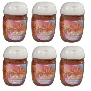 Watermelon Lemonade 6-Pack Hand Sanitizers by Bath   Body Works/White Barn