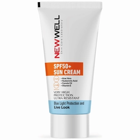 Waterproof Moisturizing Sunscreen 50 ml. | High Protection with Aloe Vera SPF 50  | Face Sunscreen with UVA/UVB Protection
