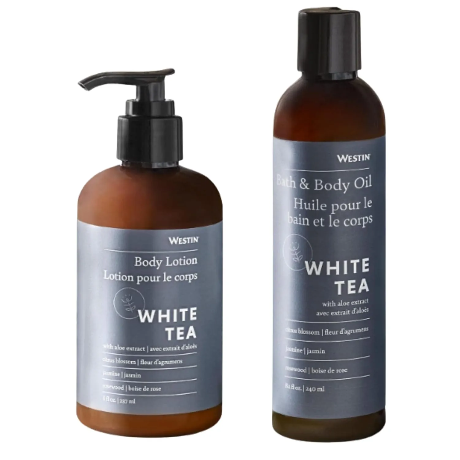 Westin White Tea Aloe Lotion   Bath & Body Oil - The Perfect Skin Routing for Moisturizing and Hydrating After Shower Skincare