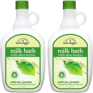 White Tea and Jasmine Foaming Milk Bath, 28 Fl Oz, Pack of 2