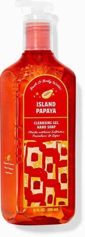 White Barn ISLAND PAPAYA Cleansing Gel Hand Soap 8 fl oz / 236 mL