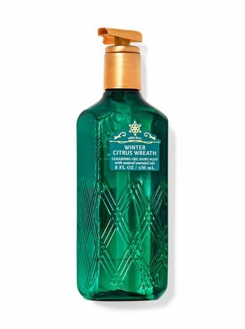 White Barn WINTER CITRUS WREATH CLEANSING GEL HAND SOAP 8 FL/OZ