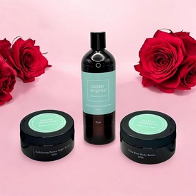 Womens Scented Hair and Body Gift Set (16, Rose)