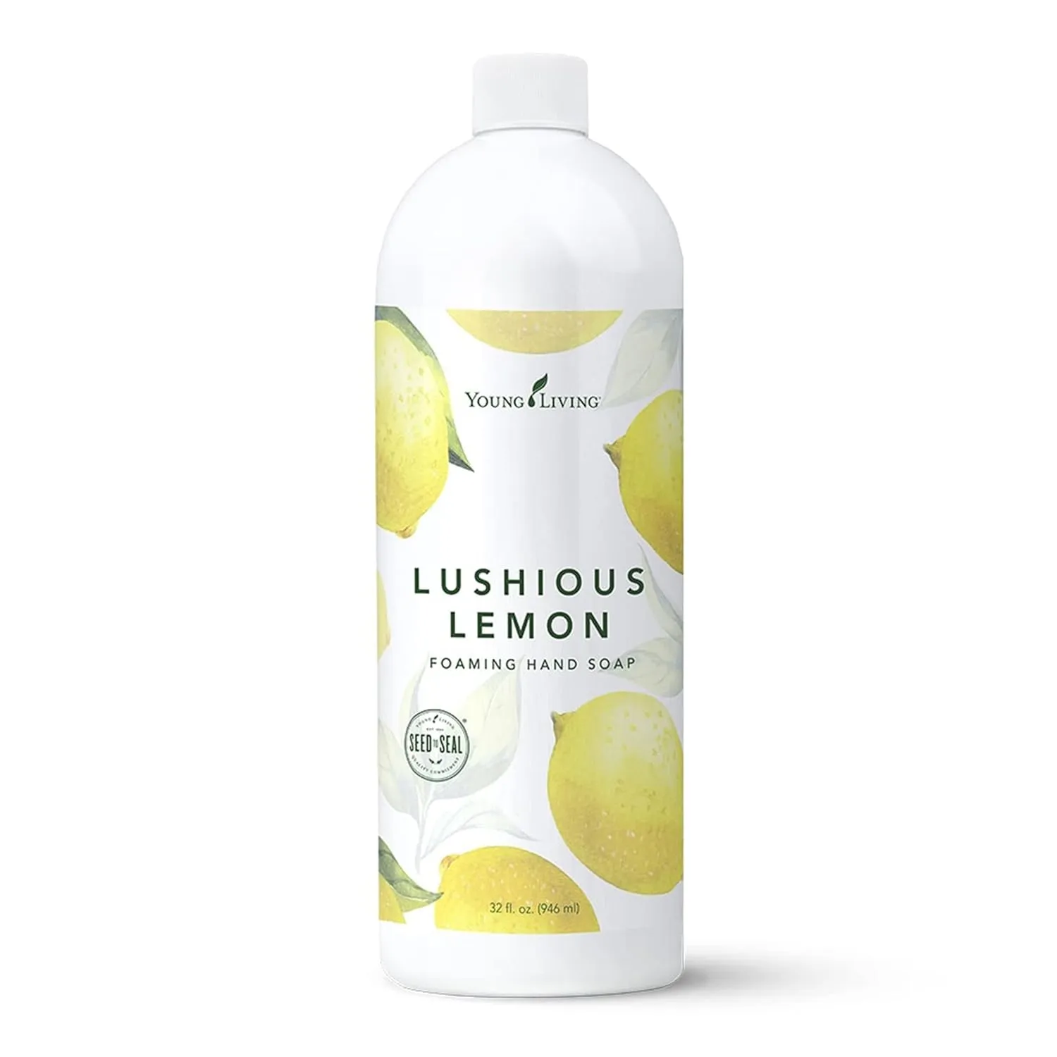 Young Living Lushious Lemon Foaming Hand Soap | 32 oz Bottle | Refreshing and Invigorating Citrus Scent | For Gentle Cleansing, Moisturizing, and Hydrating Hands Without Harsh Chemicals