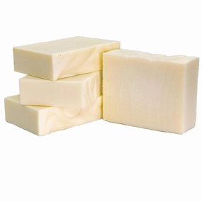 Zip, Nada, Nothing – Goat Milk Natural Soap - 4 Bars, Simple Ingredients, Super Moisturizing and Extra Gentle Castile Soap