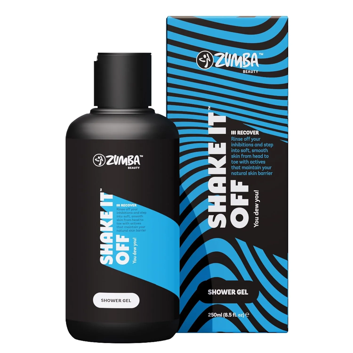 ZUMBA Shower Gel - 8.5 Fl Oz - Gentle Shower Gel Body Wash for Women & Men - Cleansing & Moisturizing Body Wash for dry skin - Ideal Shower Gel Body Wash w/ Aloe Vera Extract & Bamboo Extract